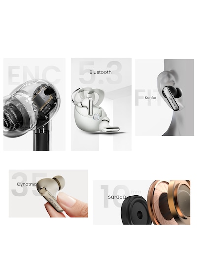 Hifuture Sonicair Bluetooth 5.4 Kulakiçi Kulaklık