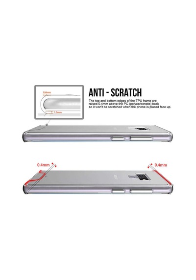 Samsung Uyumlu Galaxy Note 9 Kilif Seffaf Sararmaz Gard Silikon 391287942