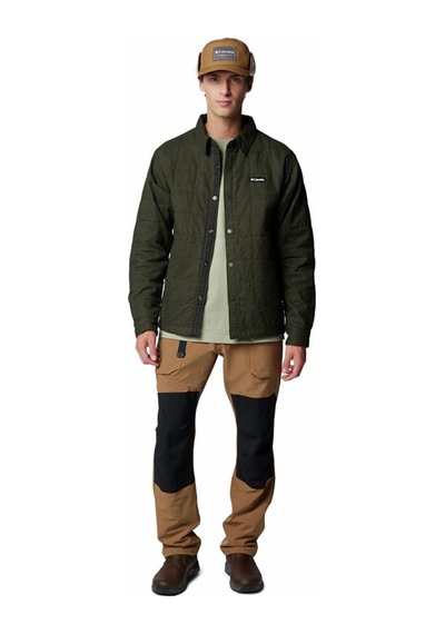 Columbia Landroamer Quilted Shirt Erkek Uzun Kollu Gömlek Am4571 Yeşil