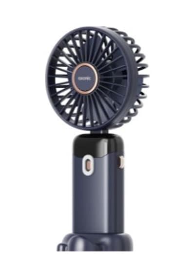 Asonic Afn28 Lacivert 500mah 3 Kademe Dijital Göstergeli Katlanabilir Mini Usb Fan