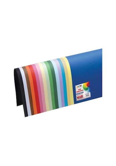 Puti 2168 Fon Kartonu 50 X 70 Cm 10'Lu Karışık Renk
