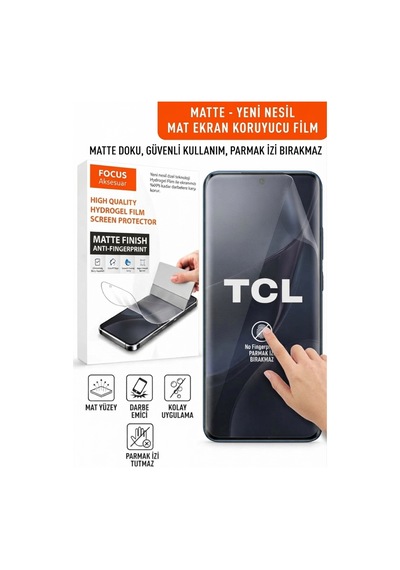 Tcl Nxtpaper 70 Pro Mat Kırılmaz Cam Özel Kesim Hydrogel Film