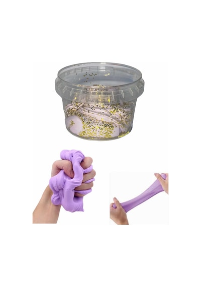 Köpüklü Ve Simli Slime 4 Lü Slime Simli Slaym Simli Oyun Hamuru Çok Renkli