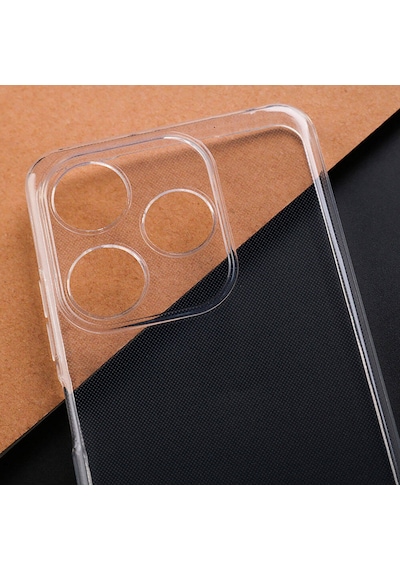 Kilifone - Tecno Spark 10 4g Uyumlu - Kılıf Şeffaf Soft Slim Fitt Süper Silikon Kapak - Şeffaf