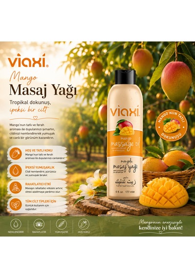 Viaxi Mangolu Masaj Yağı 177 Ml.