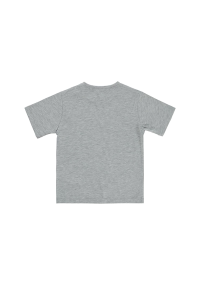 Civil Boys Basic Surf Etiketli 2-5 Yaş Tişört - Gri Gri Melanj