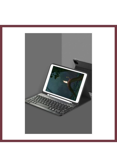 Storeşahin Apple Apple Uyumlu iPad Pro 12.9 2022 Kılıf Kc01 Smart Klavyeli Tablet Kılıfı - Siyah Shn0720