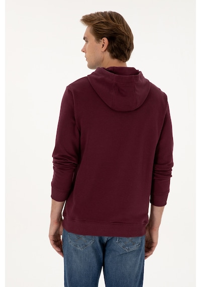 U.s. Polo Assn. Erkek Plum Sweatshirt 50307703-vr177 New Plum