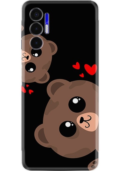 Tecno Pova 3 Kilif Silikon Desen Love Animals 1780 566390160