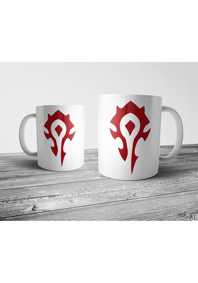 World Of Warcraft Horde Kupa Bardak Model 1 Çok Renkli