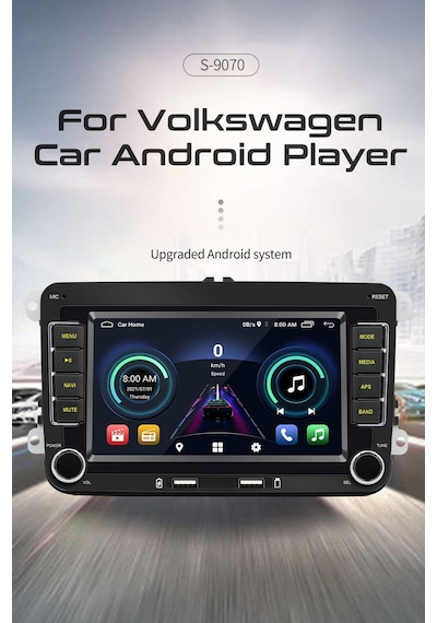 7 İnch 2gb Ram/32gb.rom +carplay+android Auto İle Volkswagen İçin