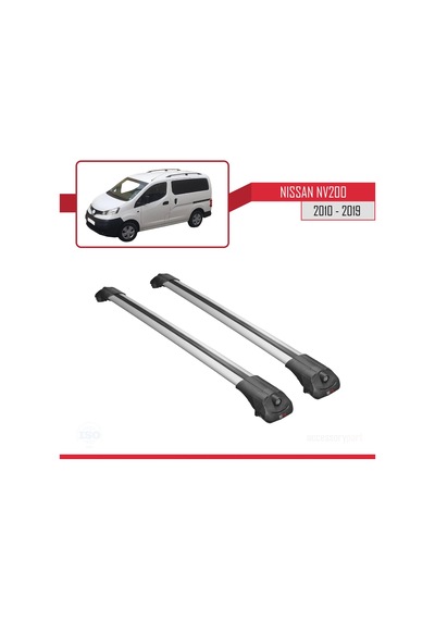 Nissan Nv200 2010-2019 Arası İle Uyumlu Ace-1 Ara Atkı Tavan Barı Gri