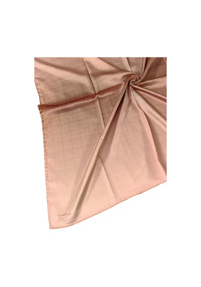 Mim Eşarp Emilya Rayon Degrade Eşarp 90x90 Cm Somon