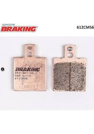 Braking 612cm56 2003-2006 Ducati Monster 620ie Uyumlu Arka Fren Balatası Sinterli Balata