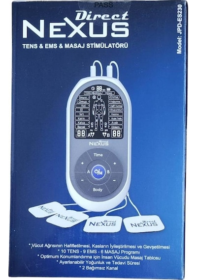 Direct Nexus Ems Masaj Stimülatörü Tens Cihazı