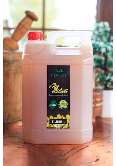 Katkısız %100 Doğal Alıç Sirkesi 5lt Geleneksel Ev Yapımı