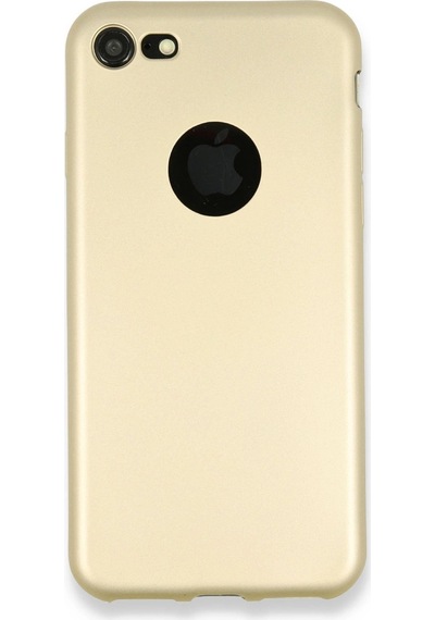 Mey İthalat Apple Uyumlu iPhone 7 Kılıf First Silikon - Gold Altın