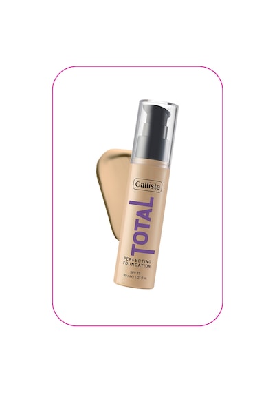 Callista Total Perfecting Fondöten 221 Nude Bej