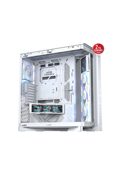 Asus Rog Cronox Gr801 Argb Usb 3.2 Temperli Cam Full Tower Beyaz Akak0asu0051