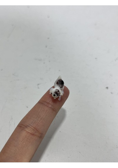 El Yapımı Mini Murano Cam Köpek Biblo A157-01