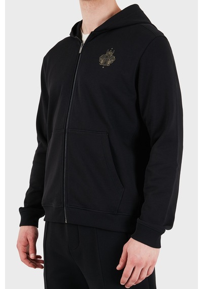 Boss Erkek Sweat 50556427 001 Siyah Siyah