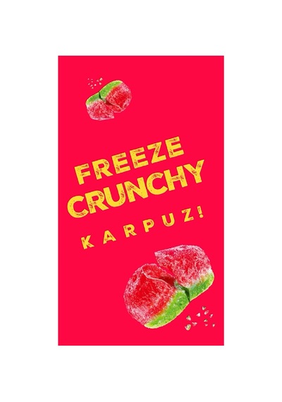 Freeze Watermelon 35g X 2 Adet Freeze Peach Rings 35g X 1 Adet Mix
