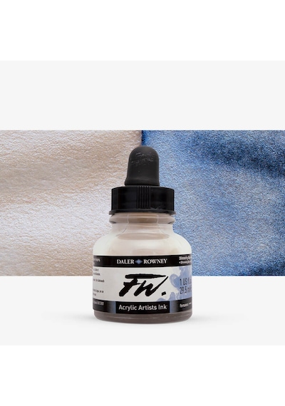 Daler Rowney Fw Ink Akrilik Mürekkep 29.5 Ml Shimmering Blue 711 Diğer