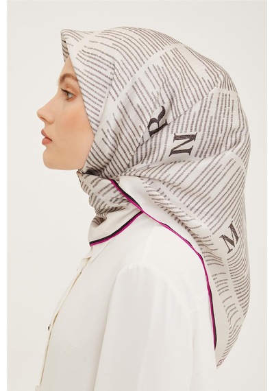 Armine Twill İpek Eşarp 23ya8942 6 04 Mor