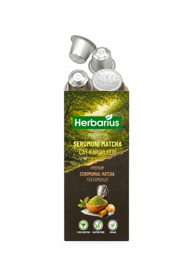 Herbarius Premium Seromoni Matcha Çayı Kapsülü Nespresso Uyumlu 10'lu