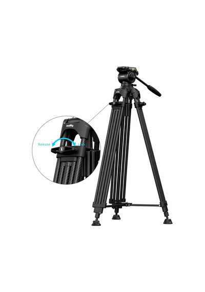 Smallrig 5443 Fsd14 Freespeed Ağır Hizmet Tipi Karbon Fiber Tripod