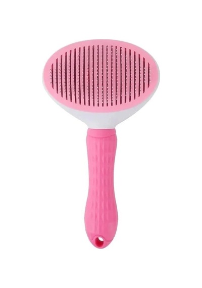 Otomatik Temizlenen Pembe Kedi Ve Köpek Tarağı