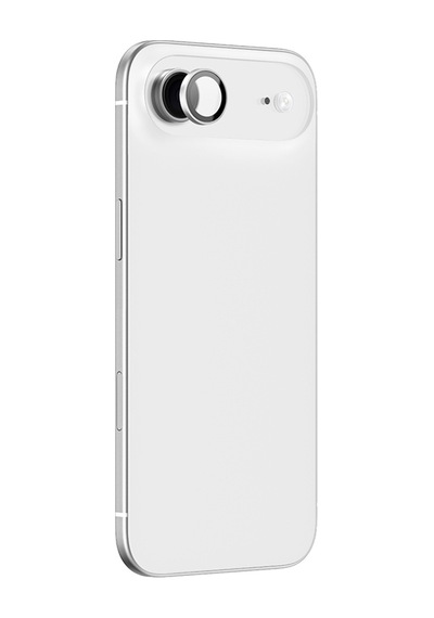 Apple Uyumlu iPhone 17 Air Amazingthing Anti Reflective Kamera Lens Koruyucu Uygulama Aparatlı Gümüş