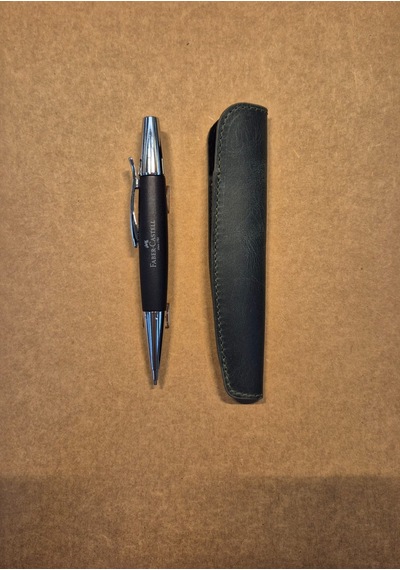 Faber Castell E-motion 1.4mm Parlak Krom/ahşap Siyah