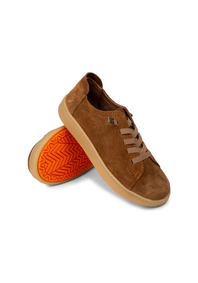 Deery Kadın Hakiki Süet Taba Rengi Sneaker Ayakkabı - Se605ztbac02