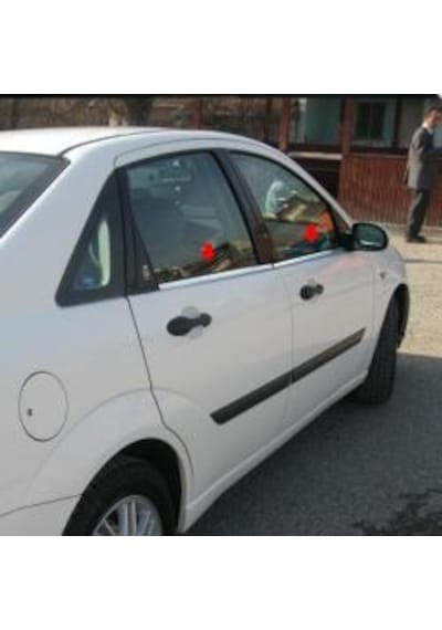 Ford Focus 1 Hb Krom Cam Çıtası 1998-2005 4Prç Paslanmaz Çelik