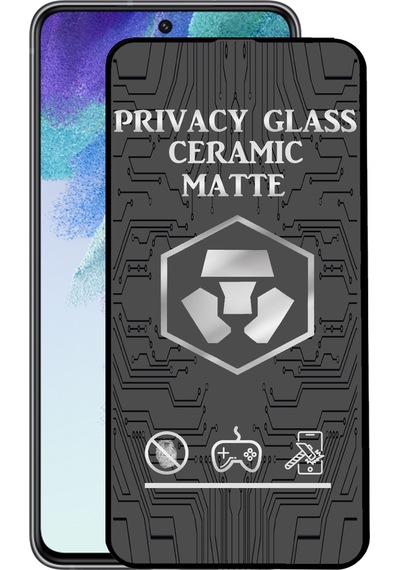 Samsung Uyumlu Galaxy S21 Fe Tam Kaplayan Mat Seramik Hayalet Ekran Koruyucu