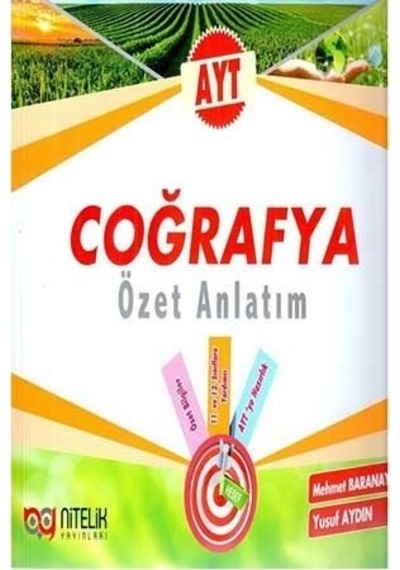 Nitelik Yks Ayt Coğrafya Özet Anlatım Yeni