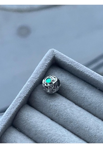 Sonsuzluk Çemberi Charm /asafaccessory Yeşil