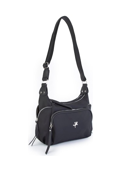 Nas Bag Kadın Çapraz Çanta Siyah Buzzy 26x21x15 Cm Siyah Buzzy Çok Renkli