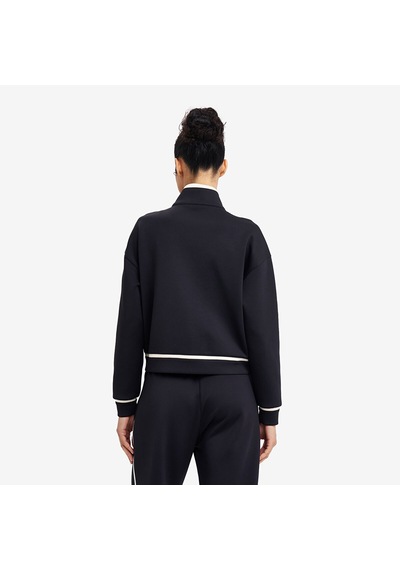Lescon Siyah Kadın Fermuarlı Sweatshirt 26n-2126