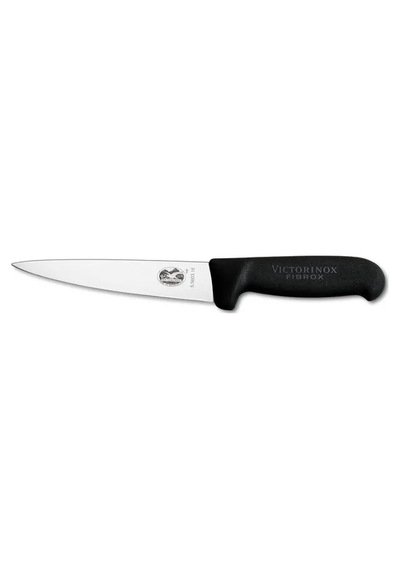 5 5603 16 Sivri Sıyırma Bıçağı 16 Cm - Fibrox Sap 001 Siyah