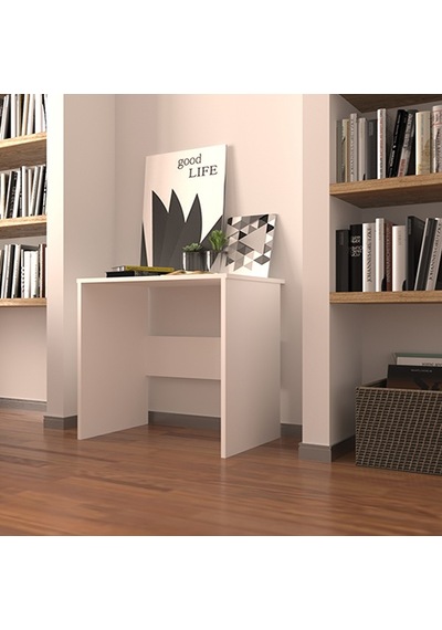 Modern Beyaz Çalışma Masası Beyaz