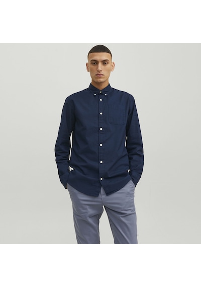 Jack & Jones Klasik Oxford Gömlek 12182486 Navy Blazer Lacivert