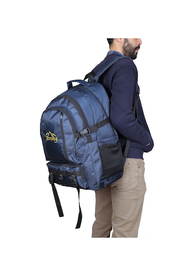 Sr-02 Dağcı 17-18.4 Inch Laptop Bölmeli Büyük Boy Sırt Çantası,dağcı Çantası,seyahat Kamp Çantası Lacivert