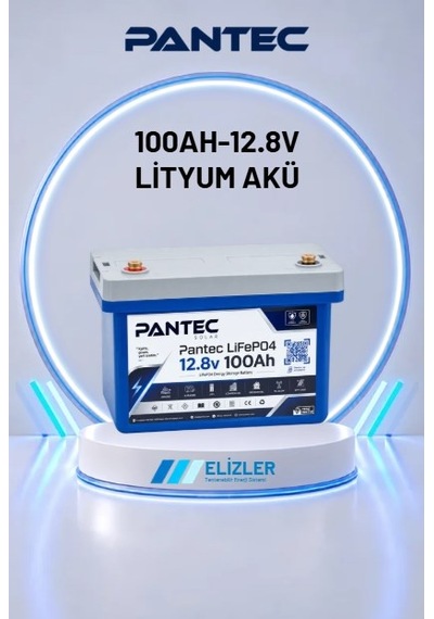 Pantec 100ah 12.8v Lifepo4 Lityum Akü