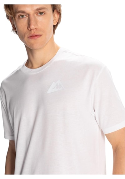 Kappa Erkek Frotis Regular Fit Tişört Beyaz