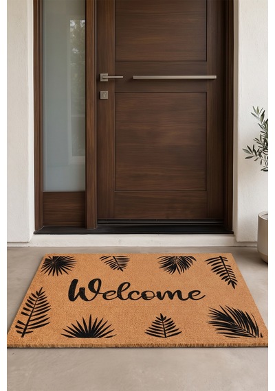 Villadia Home Textile Kapı Önü Paspası Kaymaz Taban Dekoratif Paspas Ev Giriş Antre İç Ve Dış Mekan Paspası 45x70 Cm 17ypycoco
