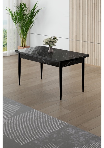 Canisa Asfel Serisi Mdf 77x130 Siyah Mermer Desen Yandan Açılabilir Mutfak Masa Takımı 4 Antrasit Sandalye Siyah Mermer Masa Antrasit Sandalye Canisa Asfel Serisi Mdf 77x130 Siyah Mermer Desen Yandan Açılabilir Mutfak Masa Takımı 4 Antrasit Sandalye Siyah Mermer Masa Antrasit Sandalye