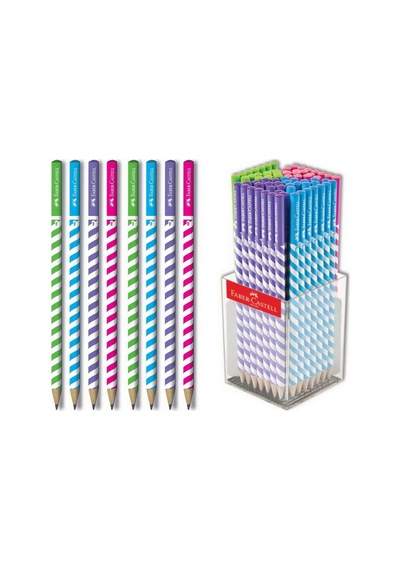 Faber Candy Roll Yuvarlak Kurşun Kalem 12 Li Paket 5244119210 Çok Renkli
