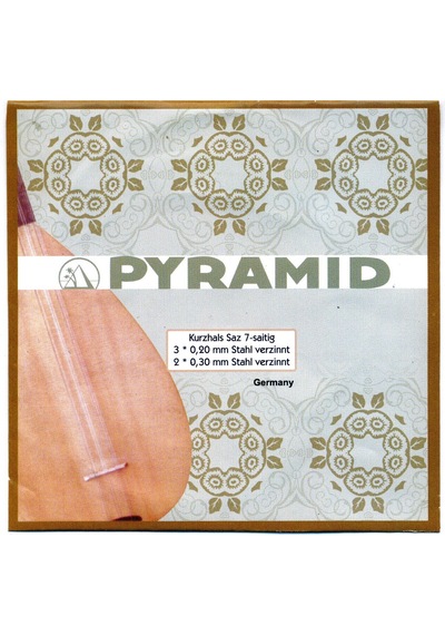 Pyramid 004/pst Saz Teli Seti 0.20 Yüksek Tansiyon Dayanıklı Çelik Geleneksel Türk Müziği İçin İdeal Frekans Aralığı
